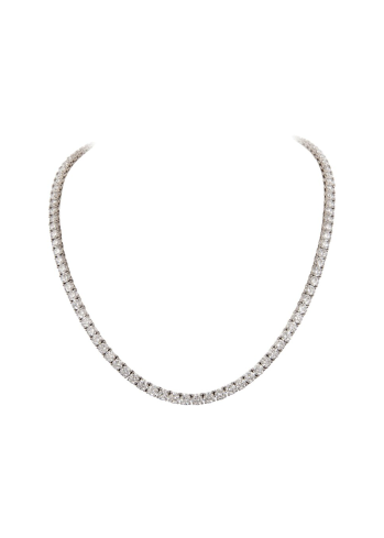 Купить Колье AMIN Tennis Белое золото – премиальные ZhannaKanGroup