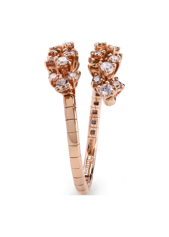 Купить Кольцо Damiani Mimosa Flexi Розовое золото – премиальные кольца ZhannaKanGroup