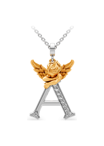 Купить Колье CarreraYCarrera My Angel Белое/желтое золото – премиальные ZhannaKanGroup