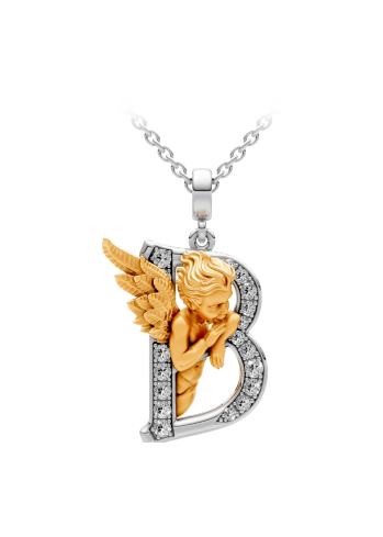 Купить Колье CarreraYCarrera My Angel Белое/желтое золото – премиальные ZhannaKanGroup