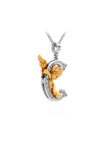 Купить Колье CarreraYCarrera My Angel Белое/желтое золото – премиальные ZhannaKanGroup