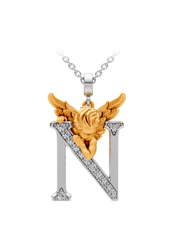 Купить Колье CarreraYCarrera My Angel Белое/желтое золото – премиальные ZhannaKanGroup