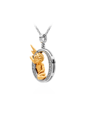 Купить Колье CarreraYCarrera My Angel Белое/желтое золото – премиальные ZhannaKanGroup