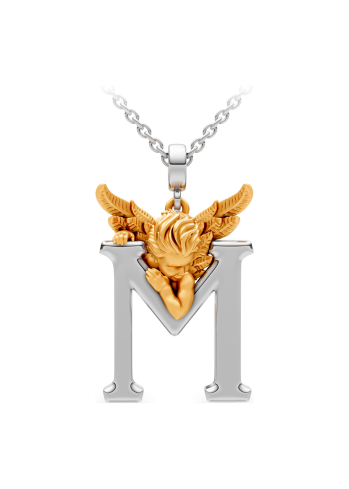 Купить Колье CarreraYCarrera My Angel Белое/желтое золото – премиальные ZhannaKanGroup