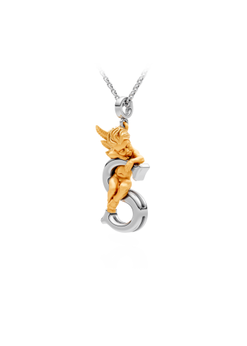 Купить Колье CarreraYCarrera My Angel Белое/желтое золото – премиальные ZhannaKanGroup