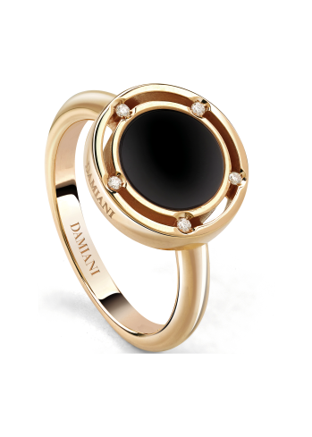 Купить Кольцо Damiani D.Side Розовое золото – премиальные кольца ZhannaKanGroup