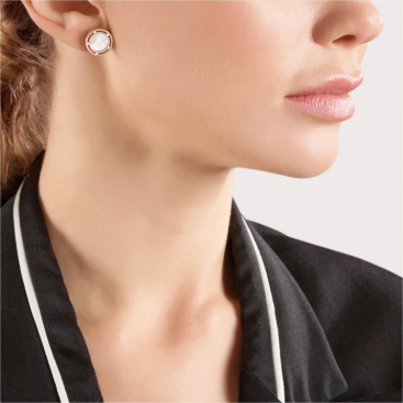 Купить Серьги Damiani D.Side Розовое золото – премиальные ZhannaKanGroup