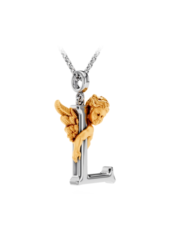 Buy Necklace CarreraYCarrera My Angel White/Yellow Gold – premium necklaces by ZhannaKanGroup
