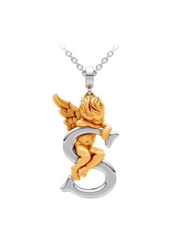 Купить Колье CarreraYCarrera My Angel Белое/желтое золото – премиальные ZhannaKanGroup