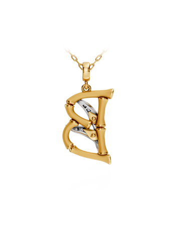 Купить Колье CarreraYCarrera Bambu Белое/желтое золото – премиальные ZhannaKanGroup