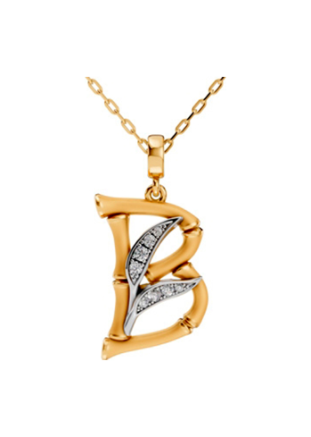 Купить Колье CarreraYCarrera Bambu Белое/желтое золото – премиальные ZhannaKanGroup