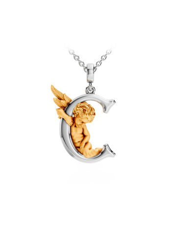 Купить Колье CarreraYCarrera My Angel Белое/желтое золото – премиальные ZhannaKanGroup