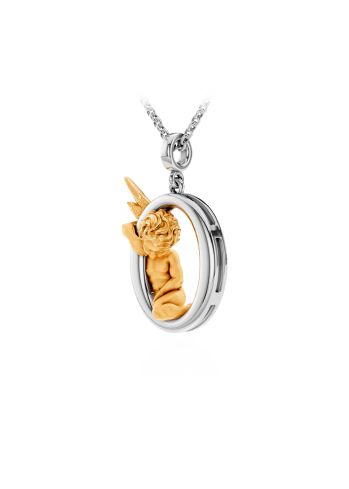 Купить Колье CarreraYCarrera My Angel Белое/желтое золото – премиальные ZhannaKanGroup