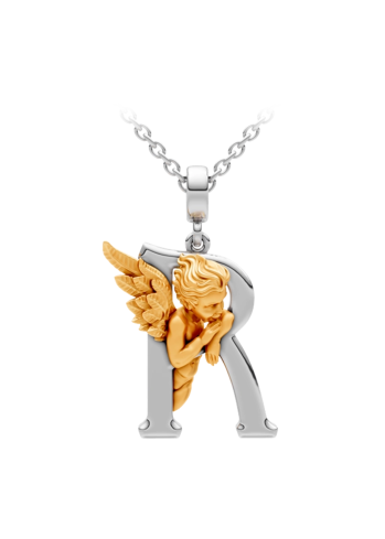Buy Necklace CarreraYCarrera My Angel White/Yellow Gold – premium necklaces by ZhannaKanGroup