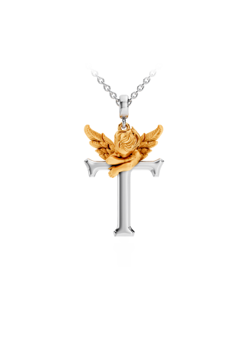 Купить Колье CarreraYCarrera My Angel Белое/желтое золото – премиальные ZhannaKanGroup