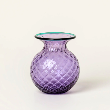 Buy Vase Venini Balloton Fiori Murano Glass Red, Purple 21x24, 23x24.5, 9.5x21 – premium by ZhannaKanGroup