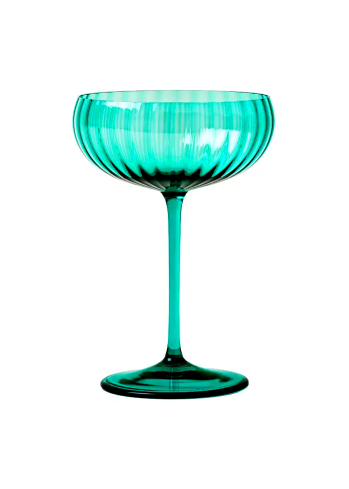 Купить Venini Фужер Bollicine Муранское стекло Мятно-зеленый 10,8х15 – премиальные ZhannaKanGroup