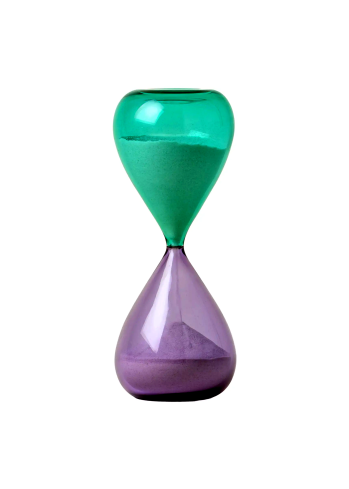 Buy Goblet, Hourglass Venini Clessidre Murano Glass Mint Green, Purple/green 10.8x15, 10x25 – premium by ZhannaKanGroup