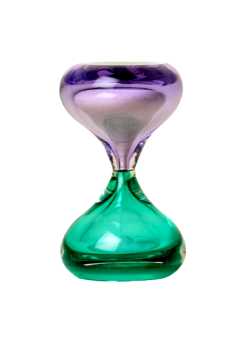 Buy Goblet, Hourglass Venini Clessidre Murano Glass Mint Green, Purple/green 10.8x15, 11x20, 14x24 – premium by ZhannaKanGroup