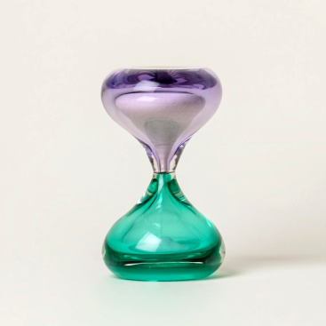 Buy Goblet, Hourglass Venini Clessidre Murano Glass Mint Green, Purple/green 10.8x15, 11x20, 14x24 – premium by ZhannaKanGroup