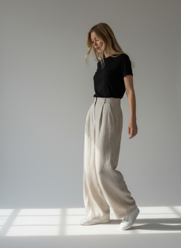 Купить Брюки Zardozi Linen – премиальные ZhannaKanGroup