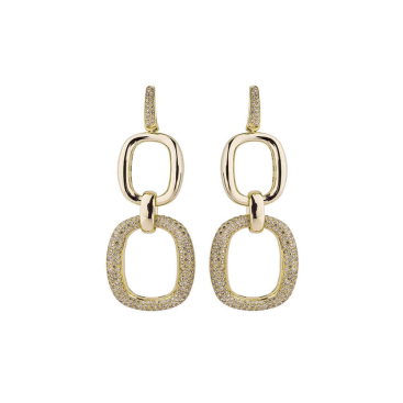 Купить Серьги Damiani D.Lace Желтое золото – премиальные серьги ZhannaKanGroup