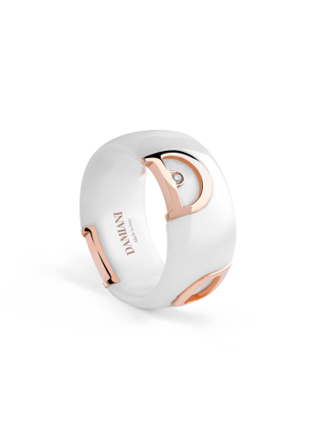 Купить Кольцо Damiani D.Icon Розовое золото – премиальные кольца ZhannaKanGroup