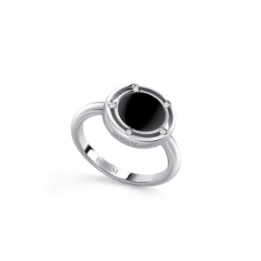 Купить Кольцо Damiani D.Side Белое золото – премиальные кольца ZhannaKanGroup