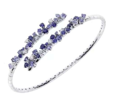 Купить Браслет Damiani Mimosa Flexi Белое золото – премиальные браслеты ZhannaKanGroup
