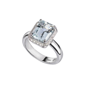 Купить Кольцо Damiani Minou Белое золото – премиальные кольца ZhannaKanGroup