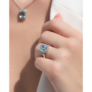 Купить Кольцо Damiani Minou Белое золото – премиальные кольца ZhannaKanGroup