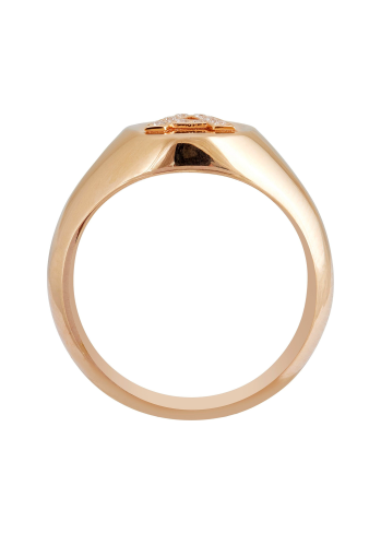 Купить Кольцо Crivelli Mood crv Розовое золото – премиальные кольца ZhannaKanGroup