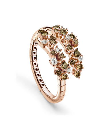 Купить Кольцо Damiani Mimosa Flexi Розовое золото – премиальные кольца ZhannaKanGroup