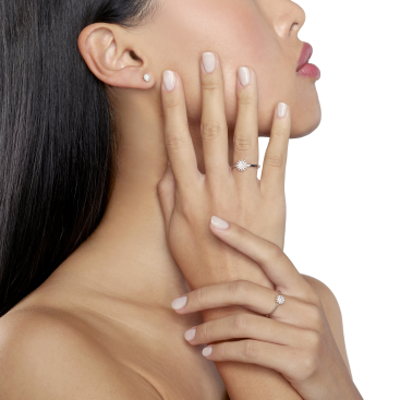 Купить Серьги Damiani Margherita Белое золото – премиальные ZhannaKanGroup