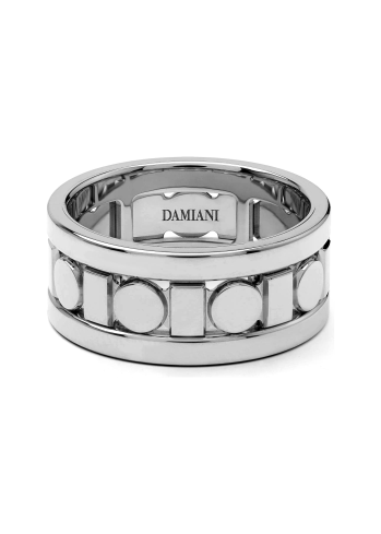 Купить Кольцо Damiani Belle Epoque Reel Белое золото – премиальные кольца ZhannaKanGroup