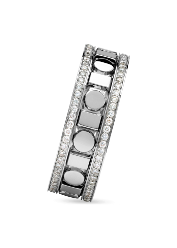 Купить Кольцо Damiani Belle Epoque Reel Белое золото – премиальные кольца ZhannaKanGroup
