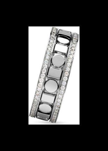 Купить Кольцо Damiani Belle Epoque Reel Белое золото – премиальные кольца ZhannaKanGroup
