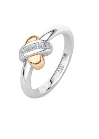 Buy Ring Tirisi Kisses Silver – premium rings by ZhannaKanGroup