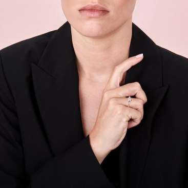 Buy Ring Tirisi Kisses Silver – premium rings by ZhannaKanGroup