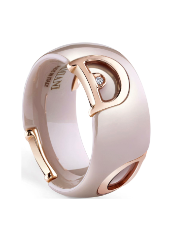 Купить Кольцо Damiani D.Icon Белое золото – премиальные кольца ZhannaKanGroup