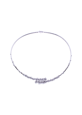 Купить Колье Damiani Mimosa Flexi Белое золото – премиальные ZhannaKanGroup