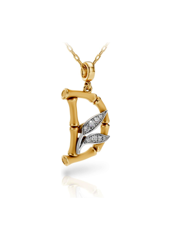 Buy Necklace CarreraYCarrera Bamboo White/Yellow Gold, Yellow – premium necklaces by ZhannaKanGroup