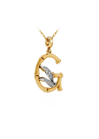 Buy Necklace CarreraYCarrera Bamboo White/Yellow Gold, Yellow – premium necklaces by ZhannaKanGroup