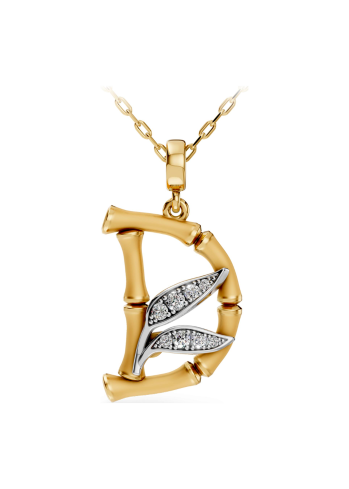 Buy Necklace CarreraYCarrera Bamboo White/Yellow Gold, Yellow – premium necklaces by ZhannaKanGroup