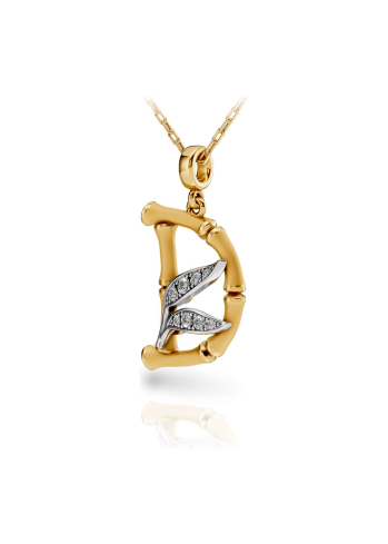 Buy Necklace CarreraYCarrera Bamboo White/Yellow Gold, Yellow – premium necklaces by ZhannaKanGroup