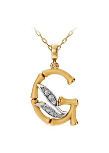 Buy Necklace CarreraYCarrera Bamboo White/Yellow Gold, Yellow – premium necklaces by ZhannaKanGroup