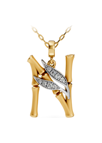 Купить Колье CarreraYCarrera Bambu Желтое золото – премиальные ZhannaKanGroup