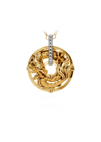 Купить Колье CarreraYCarrera Shanghai Желтое золото – премиальные ZhannaKanGroup