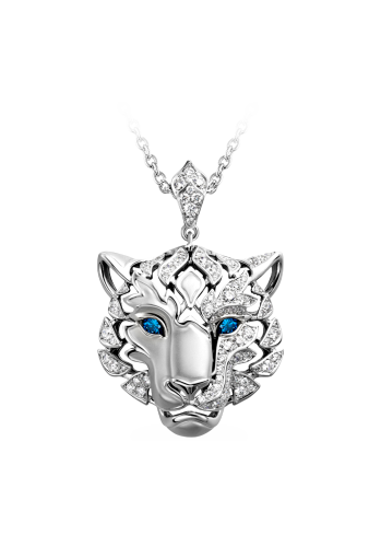 Алқа CarreraYCarrera Irbis Сары алтын, Ақ сатып алыңыз – ZhannaKanGroup премиум алқалар