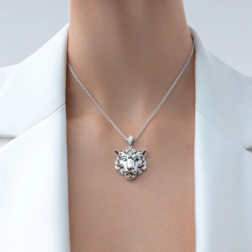 Buy Necklace CarreraYCarrera Irbis White Gold – premium necklaces by ZhannaKanGroup